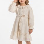تنخور پيراهن گل ريز دخترانه مدل 7155